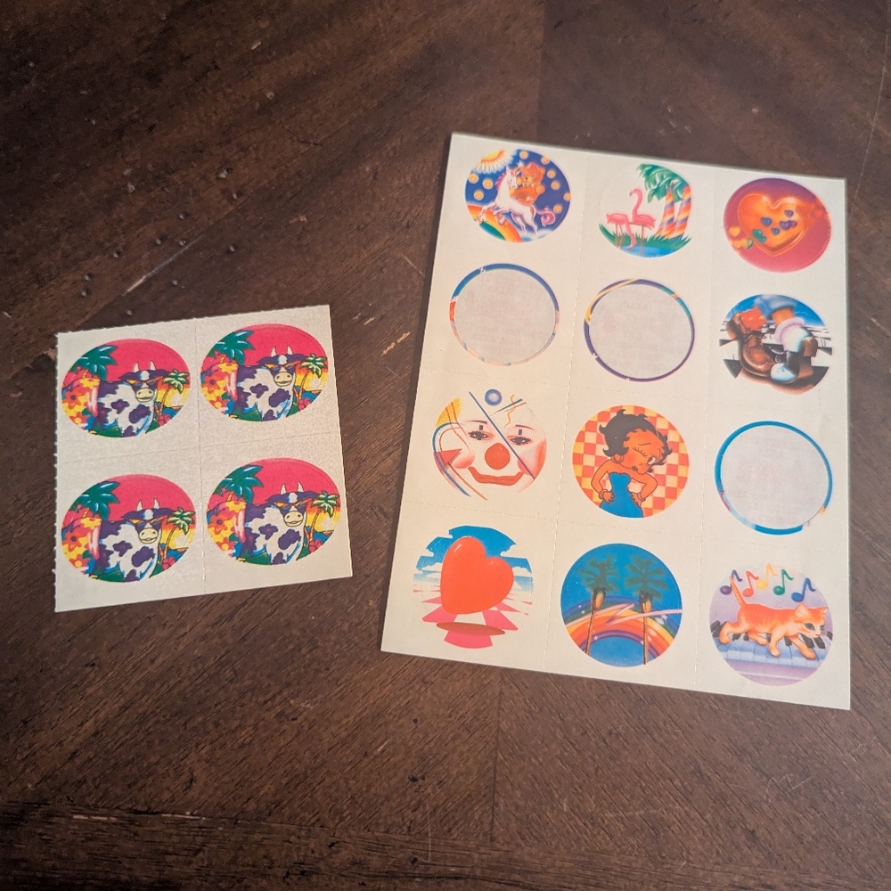 Vintage Lisa Frank Stickers